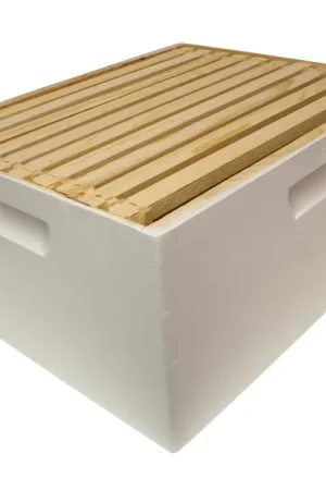 Harvest Lane Honey WWBCD-101 Bee Hive Box, 10-Frame, Wax Frame Free Returns