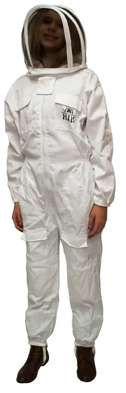 Free Returns Harvest Lane Honey CLOTHSXL-101 Beekeeping Suit, XL, Zipper, Polycotton