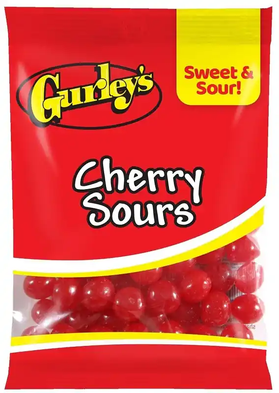Gurley's 743776 Candy, Cherry Sours Flavor, 4.5 oz, Pack of 12 Markdown