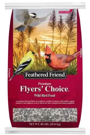 Feathered Friend 14407 Safflower Seed Flyers' Choice, 40 lb, Bag Best Seller