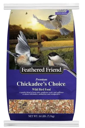 Feathered Friend Chickadee's Choice 14410 Safflower Seed Wild Bird Food, 16 lb, Blended, Bag Last Chance