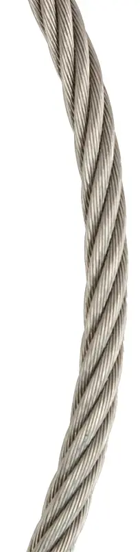 Buy Online Koch 016162 Aircraft Cable, 3/16 in Dia, 250 ft L, 840 lb Working Load, Stainless Steel