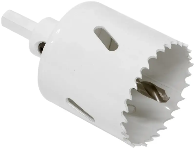 Weekend Sale Vulcan 961641OR Hole Saw with Arbor Hanger, 2-3/8 in Dia, 1-7/8 in D Cutting, 4/6 TPI, HSS Cutting Edge
