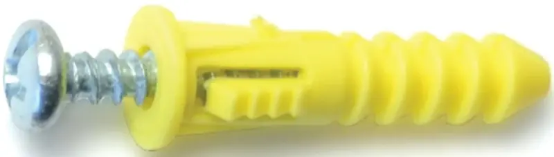 Midwest Fastener 24345 Anchor Kit, Plastic, Includes: (1) #4, #6 and #8 Anchors, Pack of 5 Next Day Delivery
