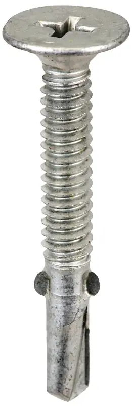 Acorn S-WM101716G250 Screw, #10 Thread, Phillips Drive, Self-Tapping, Winged Point, Galvanized Steel Seasonal Sale