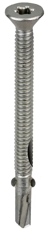 Acorn S-WM14314G250 Screw, #14 Thread, Star Drive, Self-Tapping, Winged Point, Galvanized Steel, 250/BAG Next Day Delivery