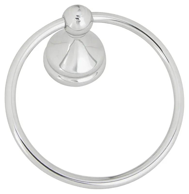 Boston Harbor L5060-26-103L Towel Ring, 6 in Dia Ring, Chrome, Wall Markdown