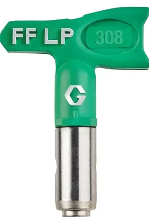 Graco FFLP308 Spray Tip, Specifications: 6 to 8 in Fan Width, 4050 psi, 0.008 in Orifice Dia, 0.07 gpm Limited Time