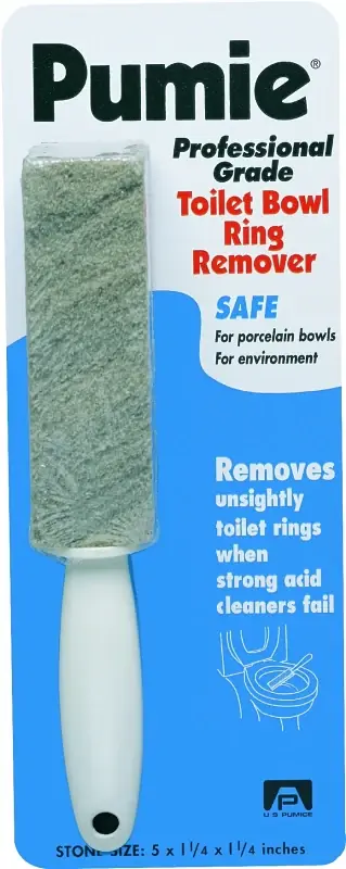 Pumie TBR-6D Toilet Bowl Ring Remover, Solid, Gray Porous Certified