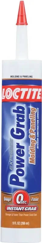 Loctite 2023759 Paneling Adhesive, White, 9 oz Cartridge, Pack of 12 Authentic