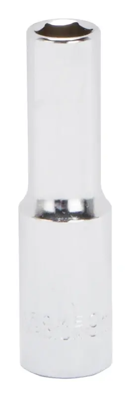 Discount Vulcan MT6500663 Drive Socket, 9 mm Socket, 3/8 in Drive, 6-Point, Chrome Vanadium Steel, Chrome