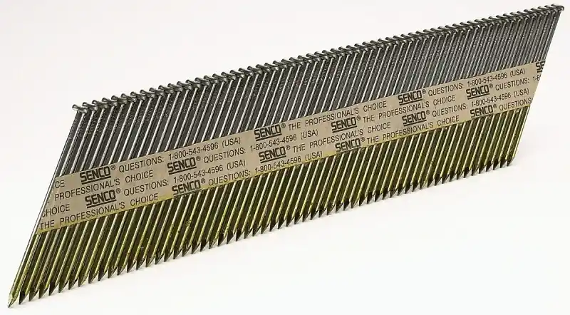 Last Chance Senco H627APBXN Collated Nail, 3 in L, 15 to 23, Bright Basic, Full Round Head, Ring Shank