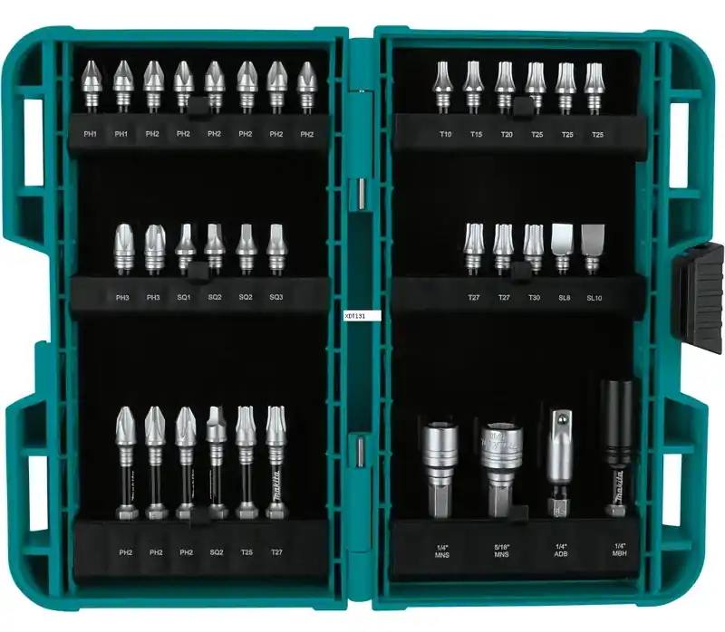 Place Order Makita Impact XPS E-01666 Impact Bit Set, 35-Piece, Steel
