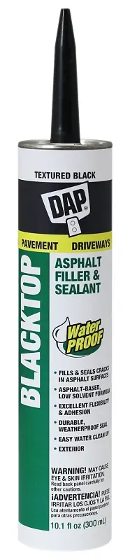 Budget DAP BLACKTOP 27065 Filler/Sealant, Black, >50 deg F, 10.1 fl-oz, Pack of 12