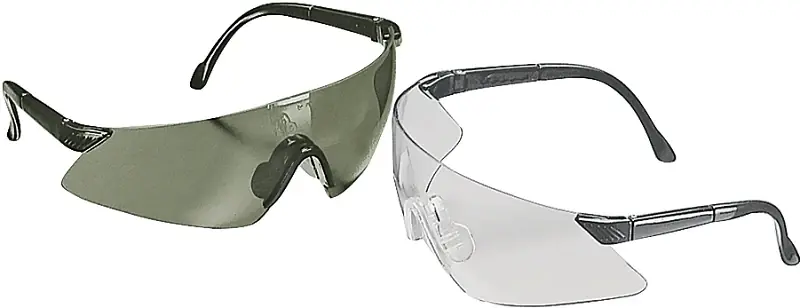 Best Seller MSA LUXOR Series 697517 Safety Glasses, Scratch-Resistant Lens, Frameless Frame, Black Frame