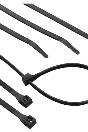 Buy Direct Calterm 73273 Cable Tie, 0.27 in Max Bundle Dia, 6/6 Nylon, Black, 11 in L, 100/BAG