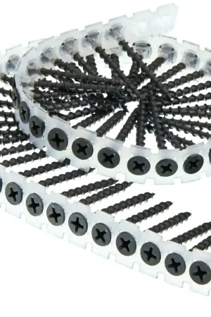 Clearance Senco 06A Series 06A125PB Screw, Gray, #6 Thread, 1-1/4 in L, Bugle Head, #2 Drive, Steel, Phosphate, 4000/PK