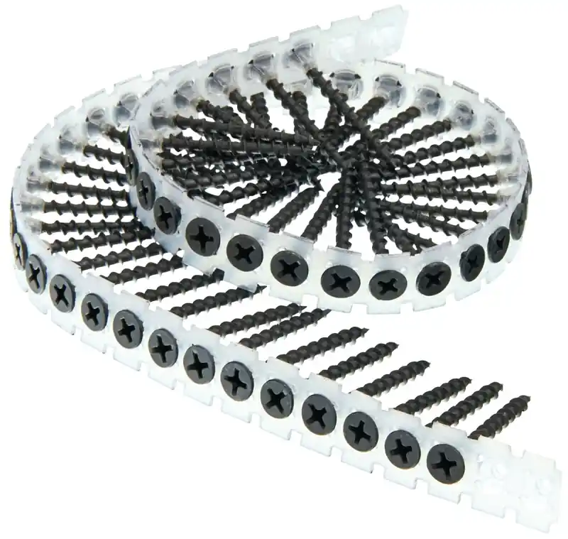 Clearance Senco 06A Series 06A125PB Screw, Gray, #6 Thread, 1-1/4 in L, Bugle Head, #2 Drive, Steel, Phosphate, 4000/PK