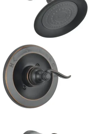 Delta Windemere Monitor 14 144996C-OB Tub and Shower Set, 1.75 gpm Showerhead, 1 Spray Settings, 1-Handle, Brass Special Discount
