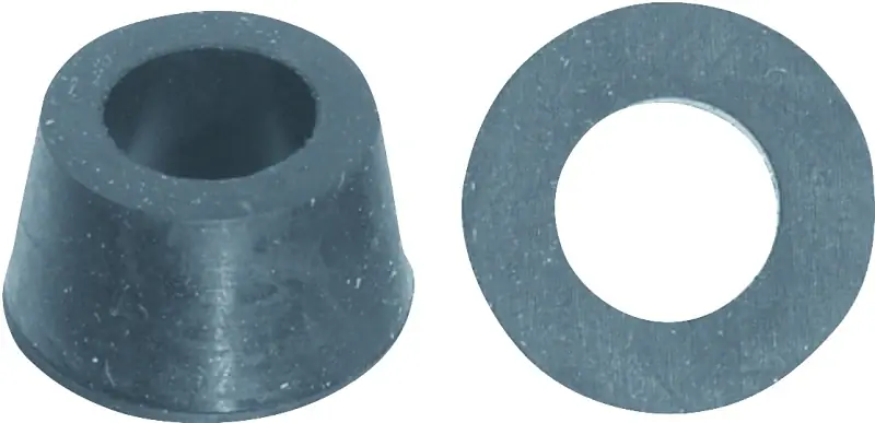 Affordable Danco 38805B Faucet Washer, Cone, 11/32 in ID x 23/32 in OD Dia, 3/8 in Thick, Rubber, Pack of 5