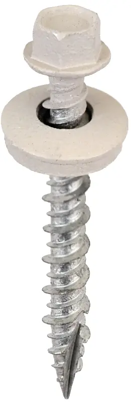 Acorn SW-MW15LG250 Screw, Light Gray, High-Low, Twin Lead Thread, Hex Drive, Type 17 Point, 250/BAG Sale