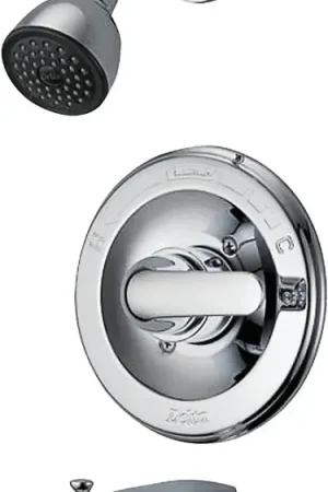 Best Choice Delta 134900 Tub and Shower, Brass, Chrome-Plated
