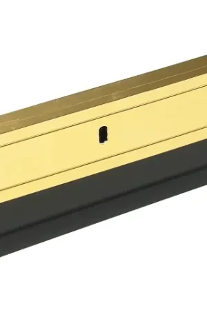 Buy Online Frost King A62/36GAH Door Sweep, 36 in L, 2 in W, Aluminum Flange, Vinyl Insert, Bright Gold Insert Color