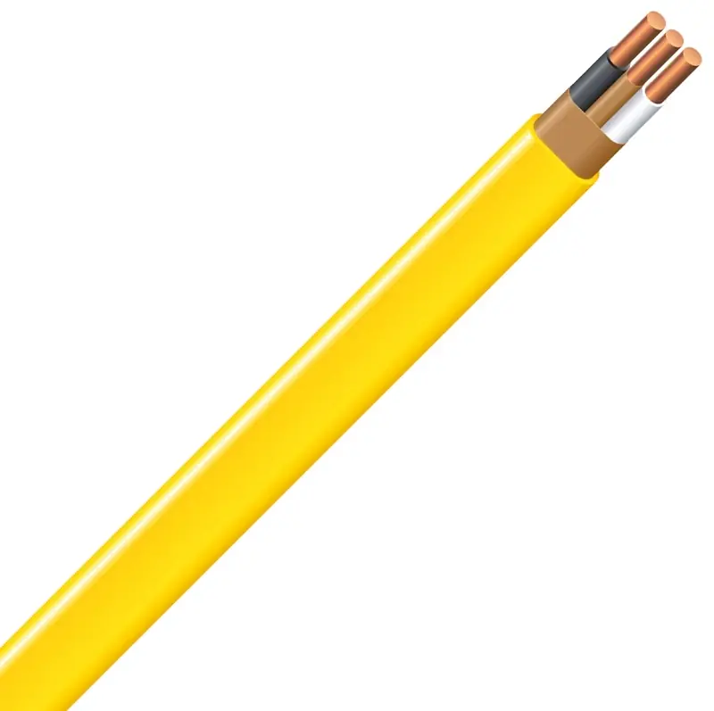 Best Price Southwire Romex 12/2NM-WGX25 Type NM-B Building Wire, 12 AWG Wire, 2-Conductor, 25 ft L, Copper Conductor, PVC Insulation