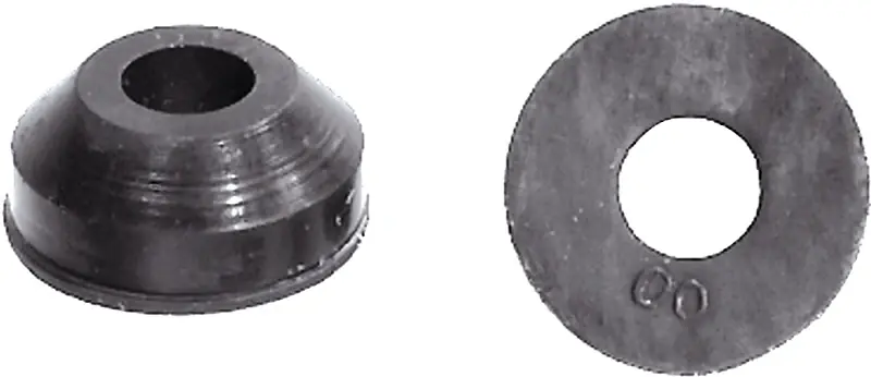 Best Price Danco 35090B Beveled Faucet Washer, #00, 1/2 in Dia, Rubber, Pack of 5