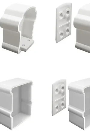 Xpanse Premier 73012494 Rail Bracket, Vinyl, White, For: Premier Series Railings Best Seller