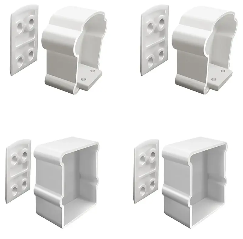 Xpanse Premier 73012494 Rail Bracket, Vinyl, White, For: Premier Series Railings Best Seller