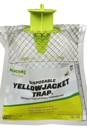 Affordable Rescue YJTD-DB12-W Disposable Yellow Jacket Trap, Pack of 12