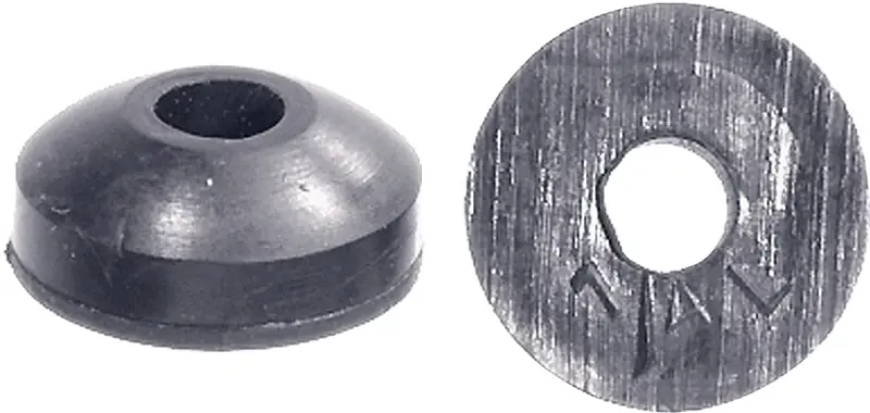 Affordable Danco 35093B Beveled Faucet Washer, #1/4L, 19/32 in Dia, Rubber, Pack of 5