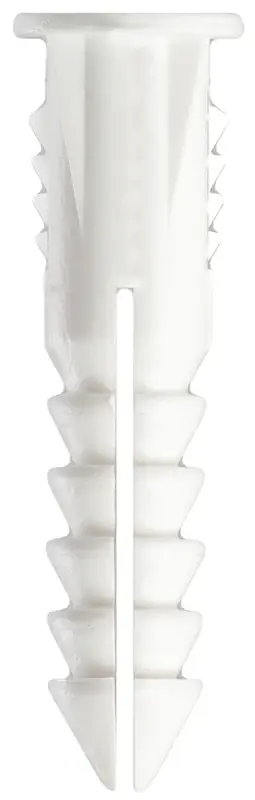 Discount Cobra Anchors 187R Screw Anchor, #6-8 Thread, 1 in L, Polyethylene, 100 lb, 30/PK