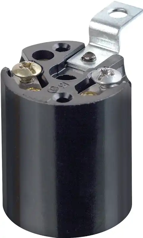 Leviton 3352-F Lamp Holder, 1-Circuit, Keyless, 1.25 in Dia x 1.44 in D Dimensions, 250 V, 660 W Buy Online