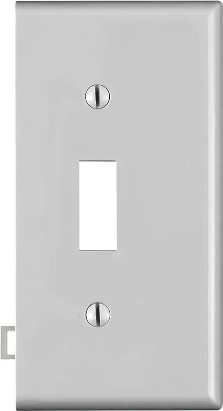 Low Price Leviton 905-0PSE1-00W Wallplate, 1 -Gang, Nylon, White