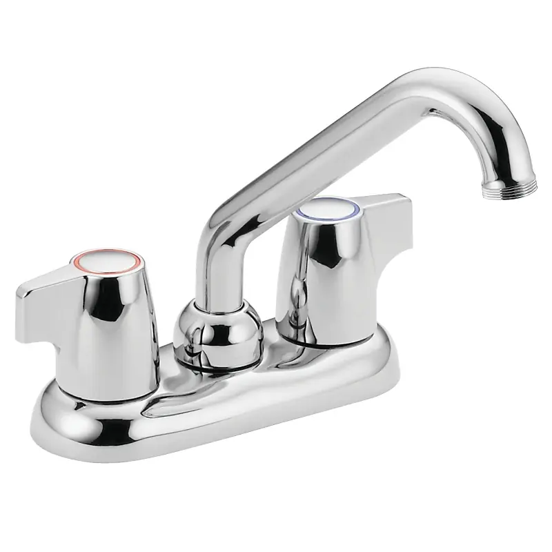Moen Chateau Series 74998 Laundry Faucet, 2-Handle, Chrome Plated, Deck Mounting, Mini Blade Handle Hot Picks