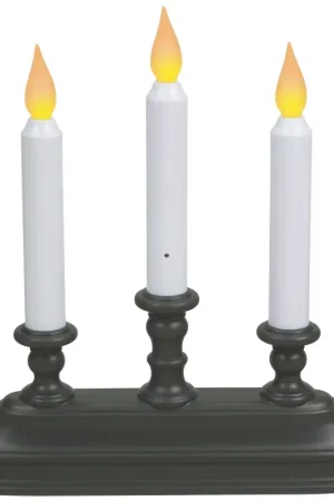 Xodus Innovations FPC1330A Candle, 10-1/4 in H Candle, Aged Bronze/White Candle, D Alkaline Battery, LED Bulb, Pack of 3 Buy Direct