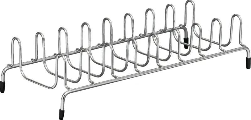 Buy Today ClosetMaid 53482 Lid and Plate Organizer, 13-1/8 in L, 3-1/8 in W, 5-1/4 in H, Steel, Satin Chrome, Pack of 6