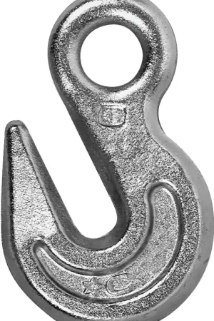 Campbell T9001424 Eye Grab Hook, 1/4 in, 2600 lb Working Load, 43 Grade, Steel, Zinc Bargain