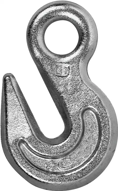 Campbell T9001424 Eye Grab Hook, 1/4 in, 2600 lb Working Load, 43 Grade, Steel, Zinc Bargain