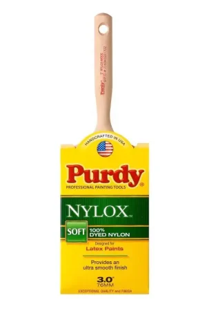 Genuine Purdy Nylox Mode 3 in. Soft Flat Trim Paint Brush