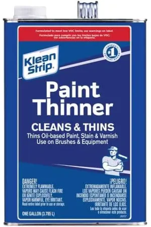 Authentic Klean Strip Acetone Paint Thinner 1 gal, Pack of 4