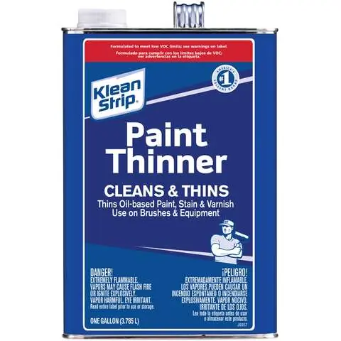 Authentic Klean Strip Acetone Paint Thinner 1 gal, Pack of 4