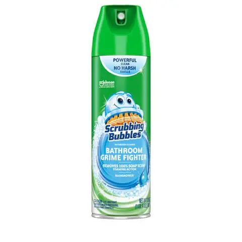 Scrubbing Bubbles Rainshower Scent Bathroom Cleaner 20 oz Foam, Pack of 12 New Release