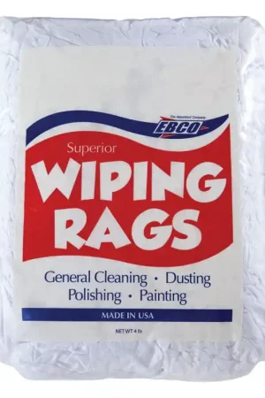 Hot Picks Superior Wiping Rags Wipeco Cotton Wiping Rags 18 in. W X 18 in. L 4 lb