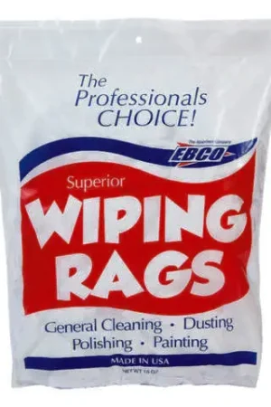 EBCO Cotton Wiping Rags 18 in. W X 18 in. L 1 lb Fast Shipping