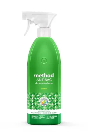 Top Rated Method Bamboo Scent All Purpose Cleaner Liquid 28 oz, Pack of 8