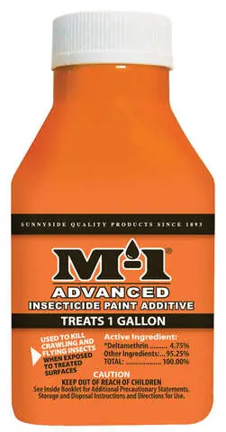 Big Sale M-1 Advanced Indoor and Outdoor Insecticide Paint Additive 1.68 oz