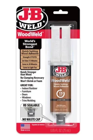 Mega Sale J-B Weld Light Tan Wood Epoxy 0.85 oz